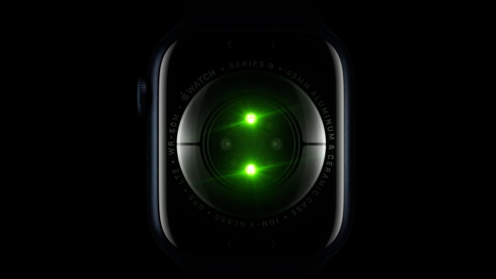 Die Apple Watch 9 (Bild: Apple/Screenshot: Golem.de)